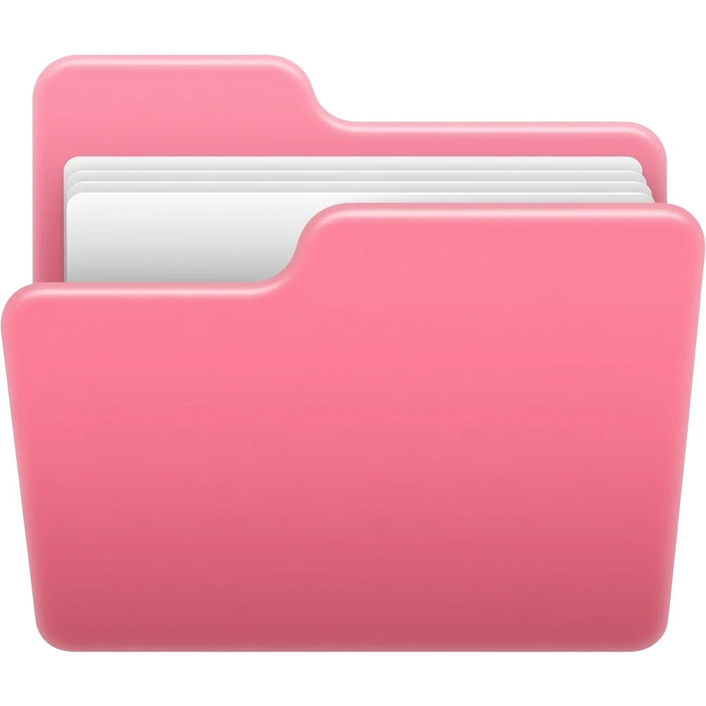 pink mac folder emoji