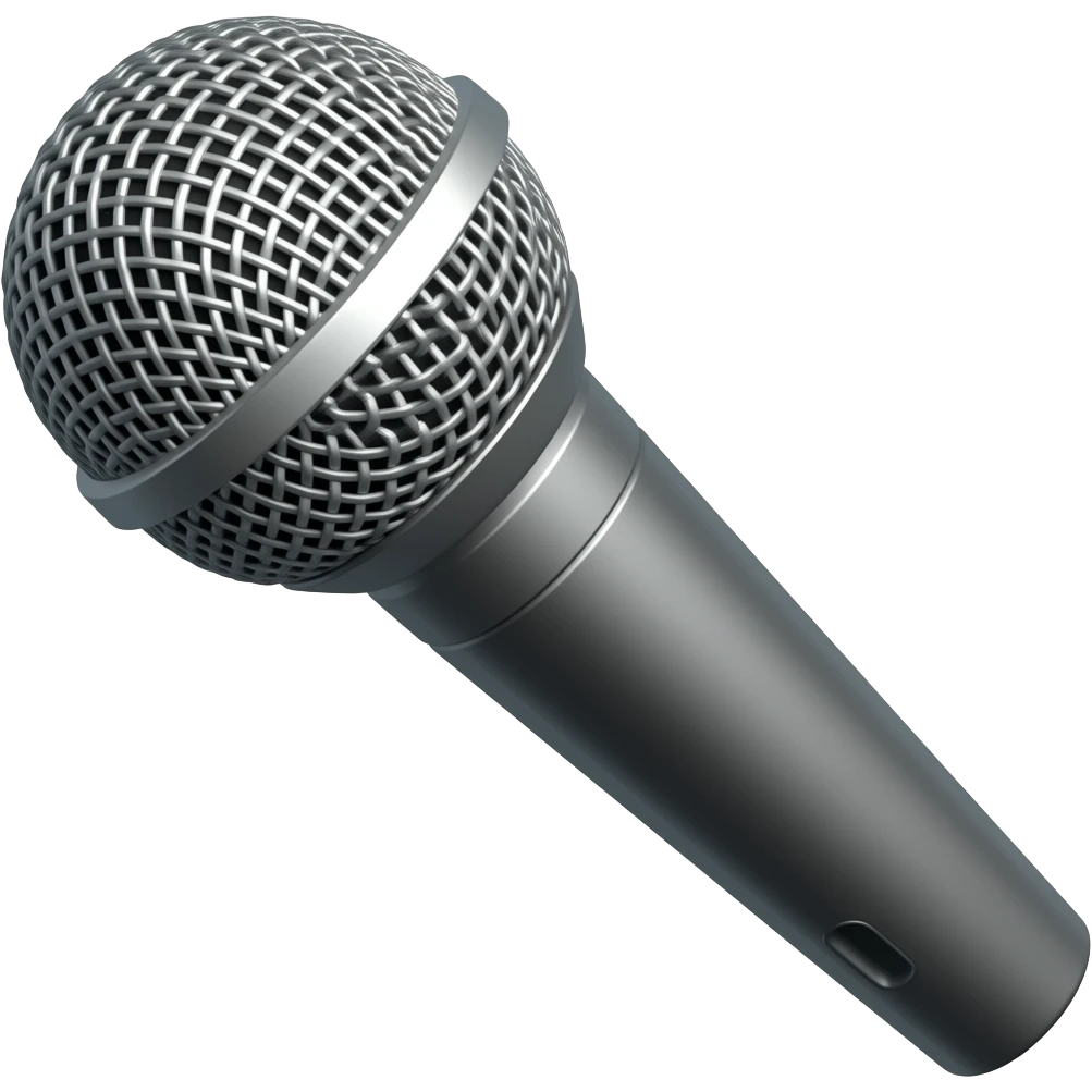 MICROPHONE emoji