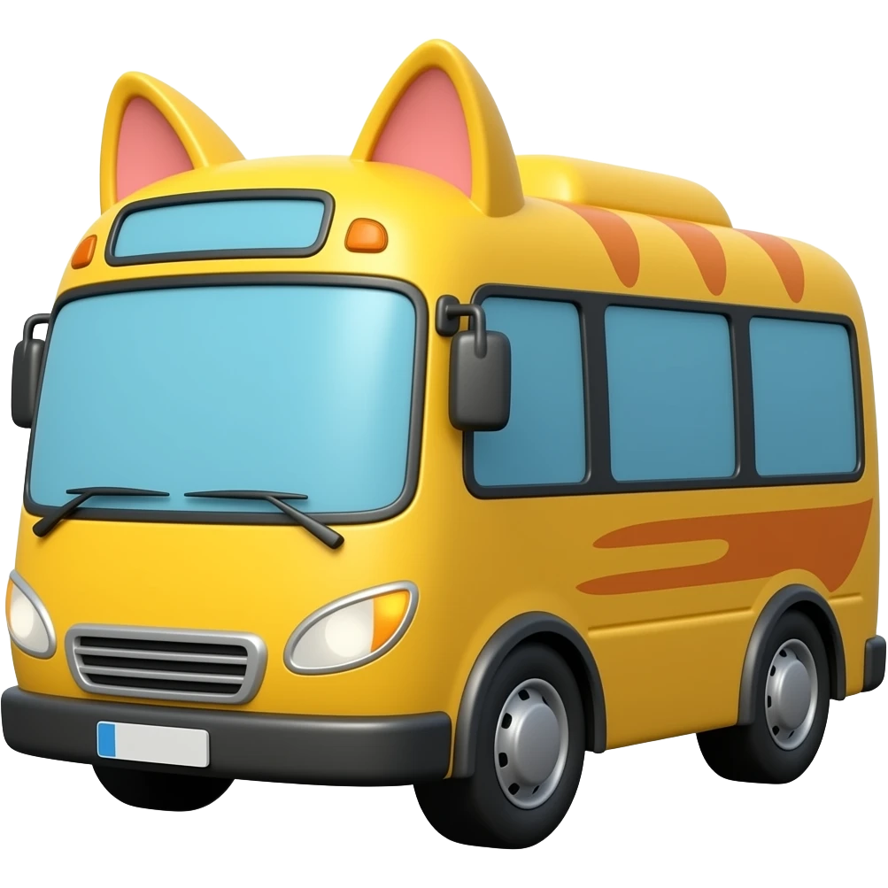 Cat bus emoji
