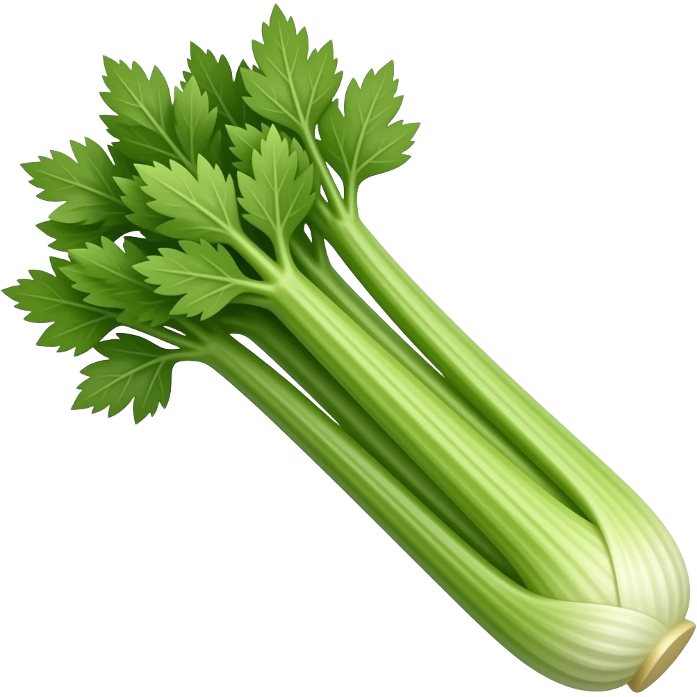 realistic celery emoji