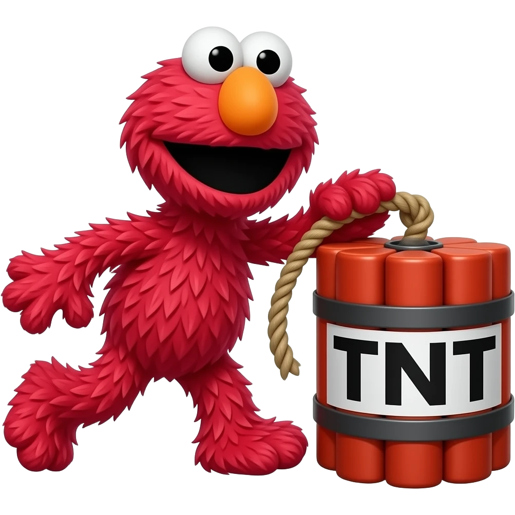 ELMO TNT push shot exploder emoji