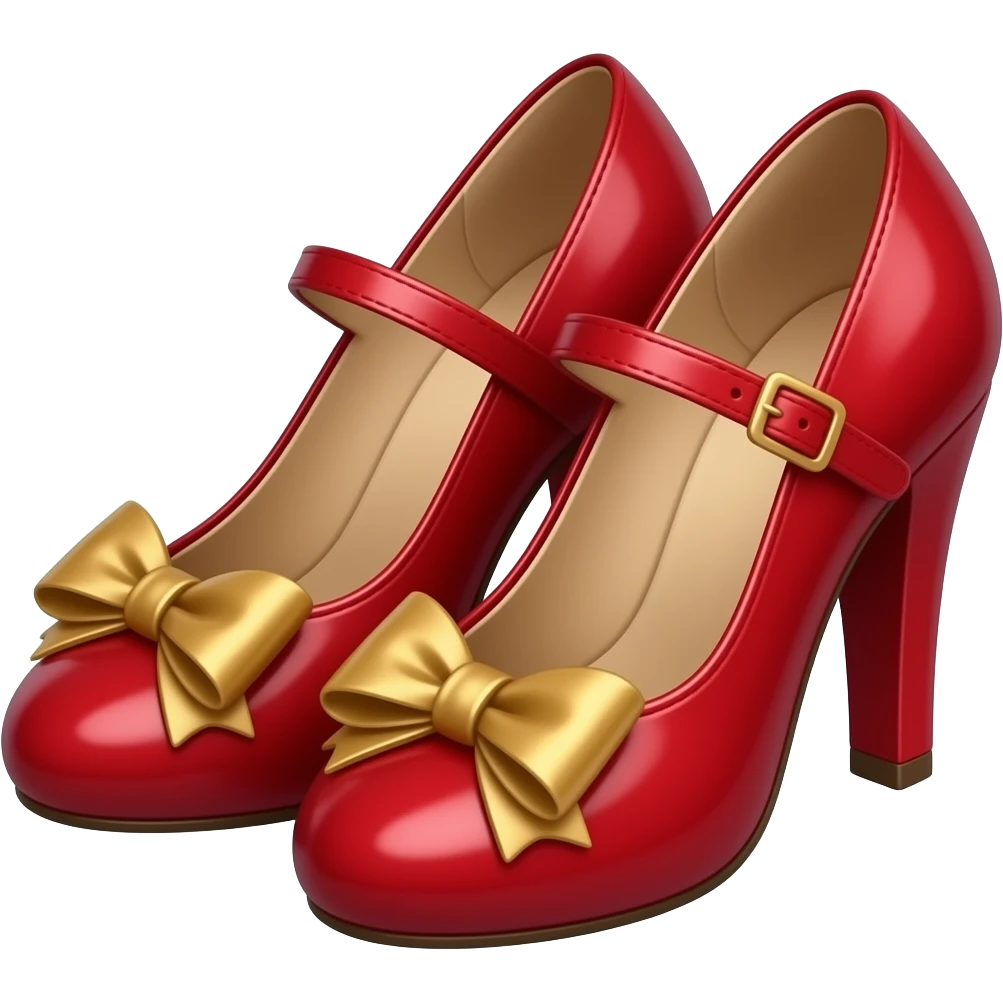 Ruby slippers from wizard of oz emoji
