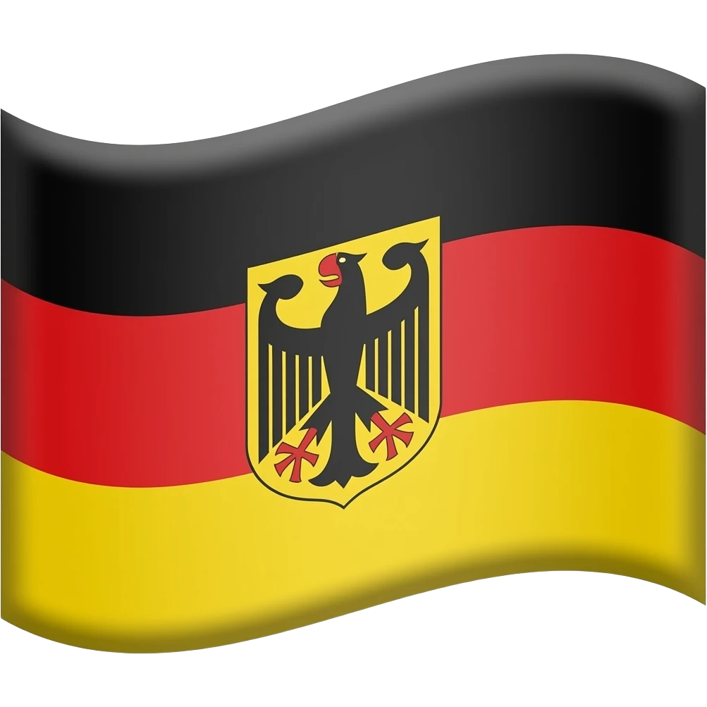 Die deutsche reichs Flagge emoji