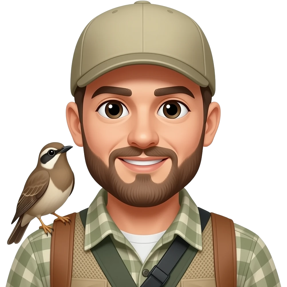 en mann som jakter på fugl emoji