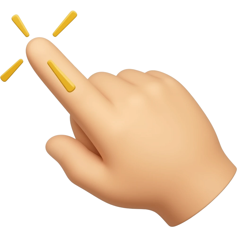 Tap tap emoji