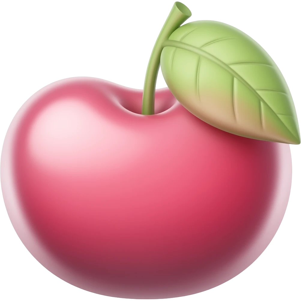 pink cherry emoji