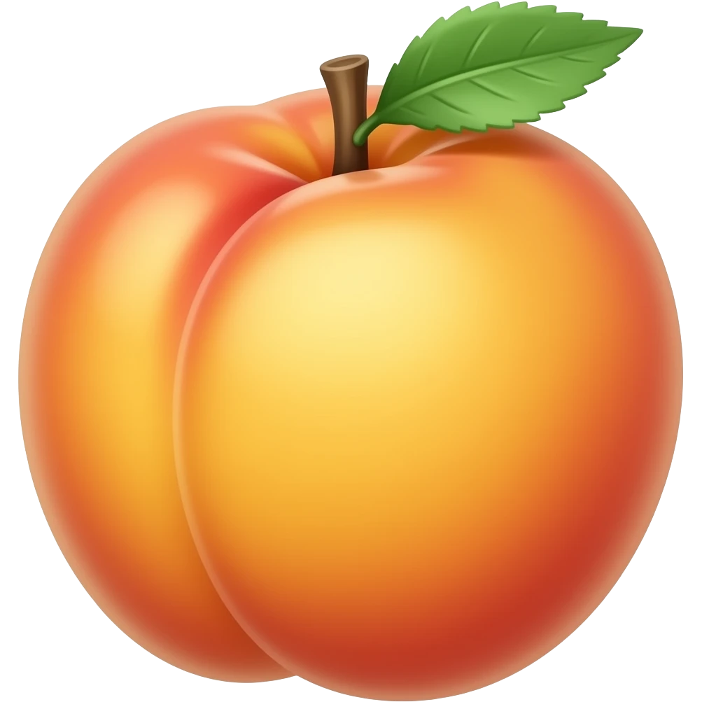 Peach emoji