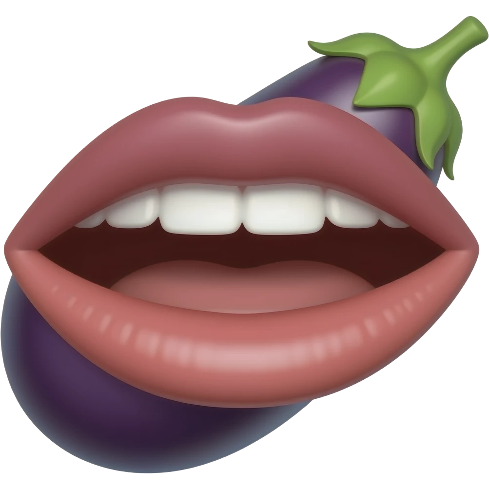 🍆👄 emoji