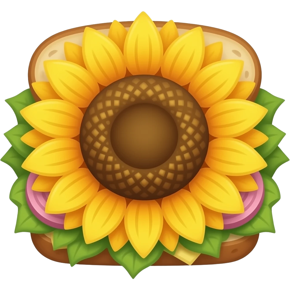 Sunflower Sandwich emoji