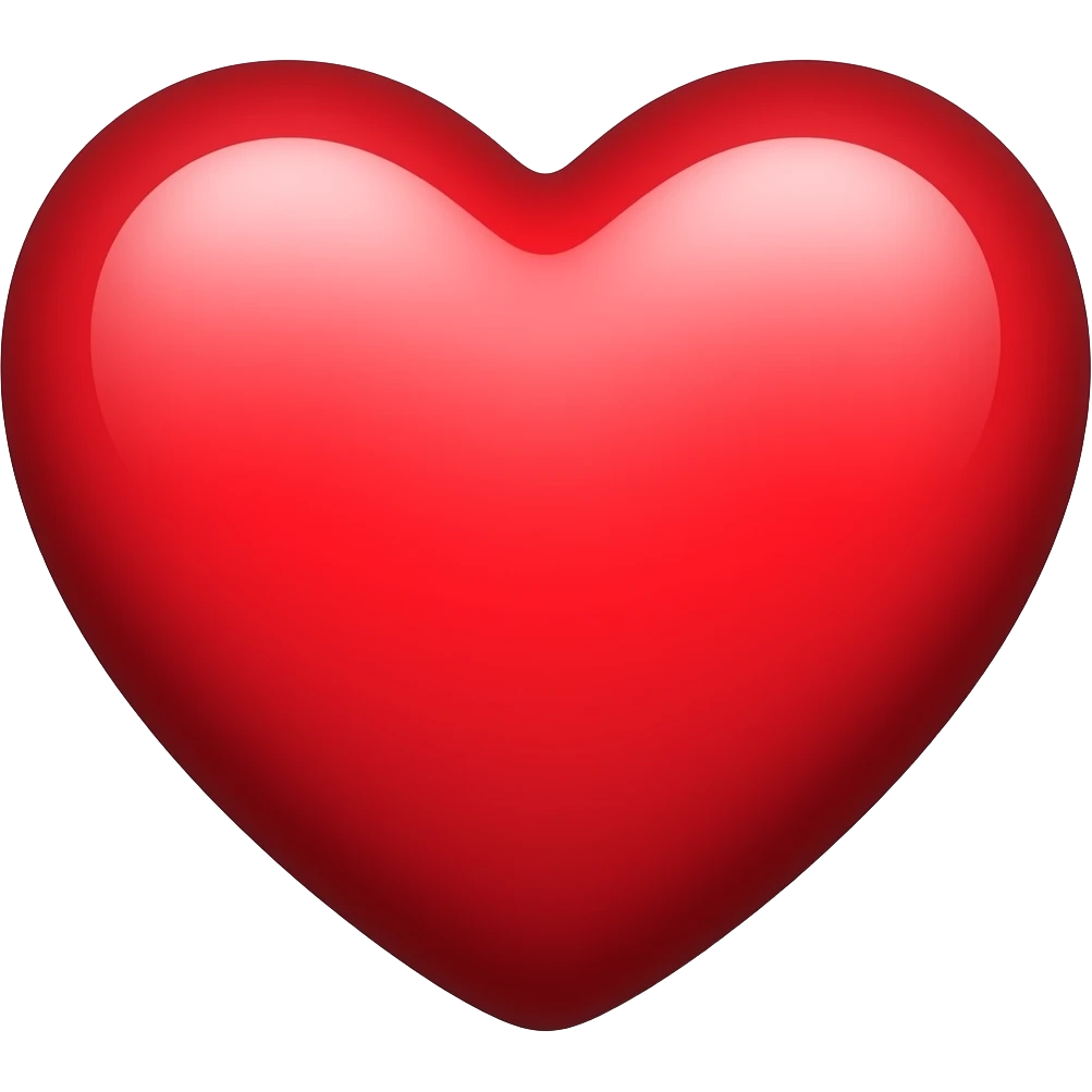a red heart emoji