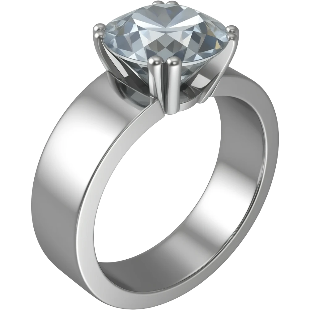 Generate 2 wedding ring one with diamond one for man emoji