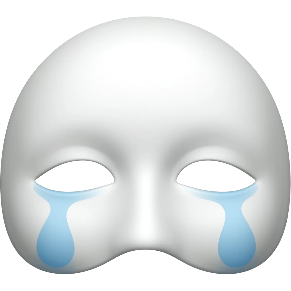 crying mask emoji