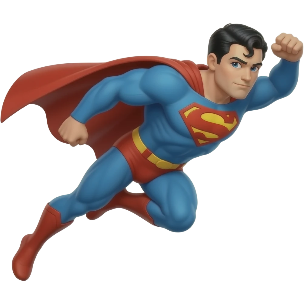 Superman fly emoji