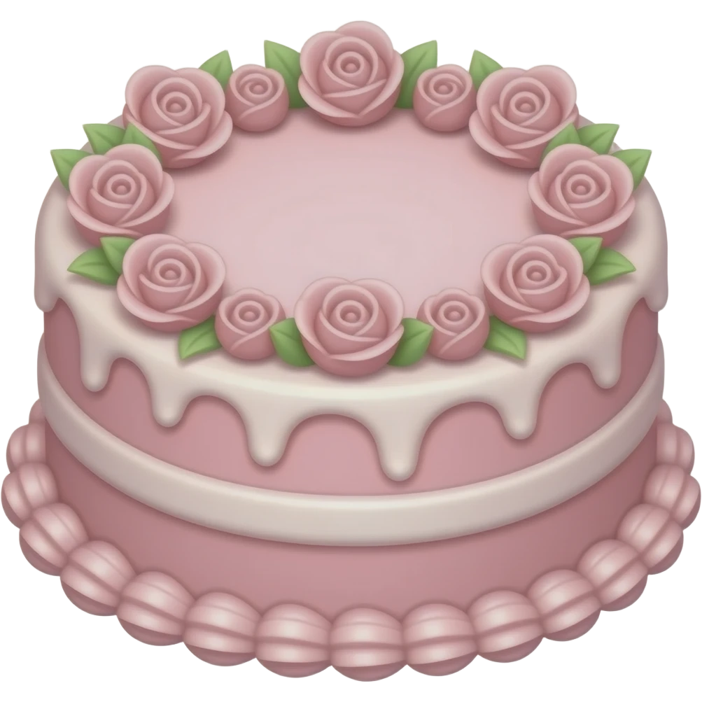 pink cake emoji
