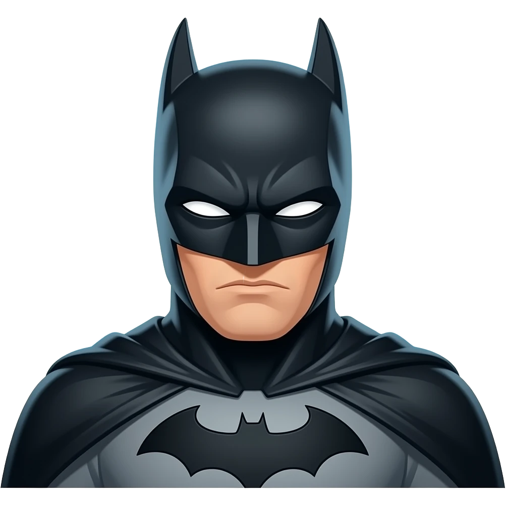 Batman with aura emoji