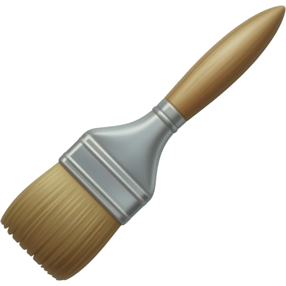 pincel de pintar cabelo emoji