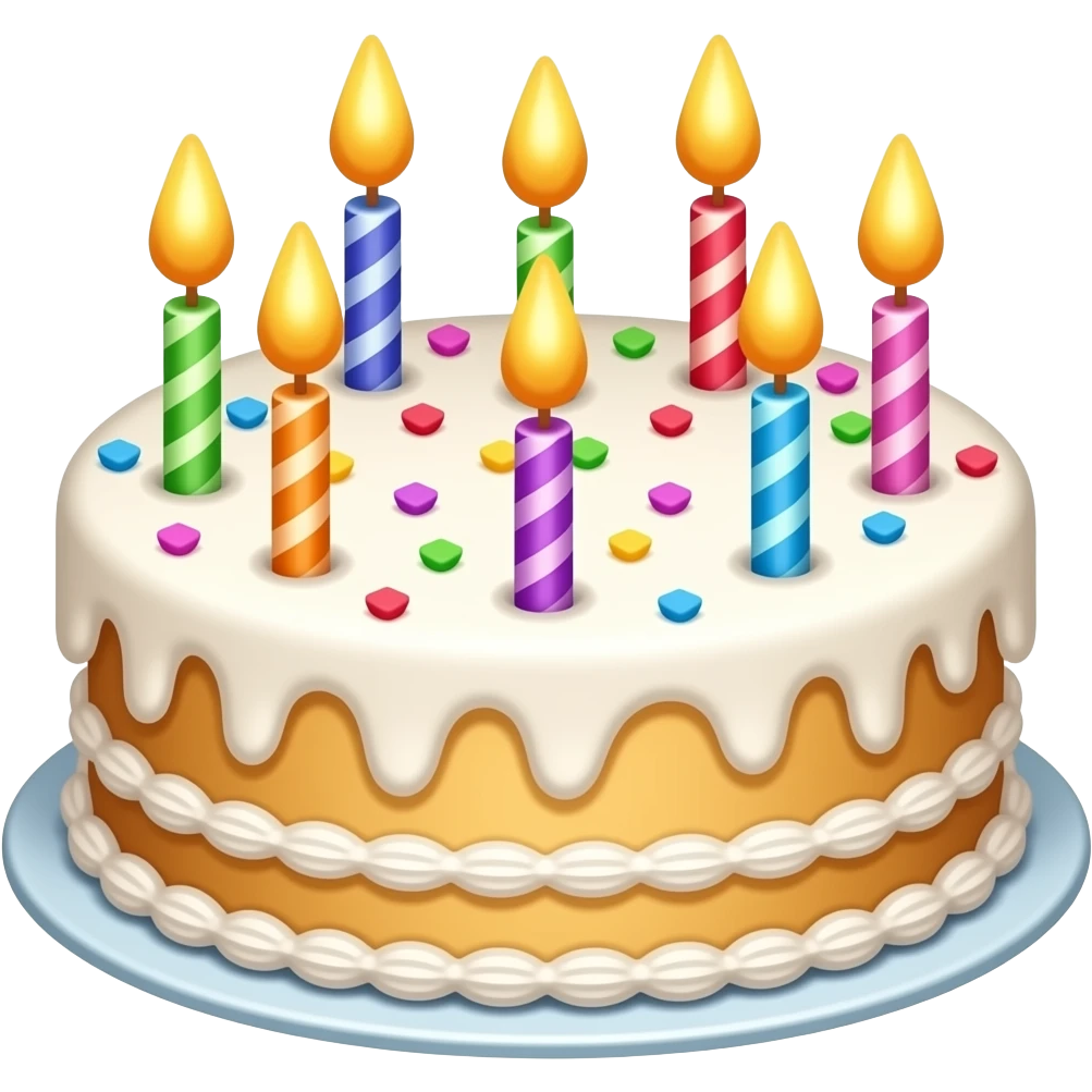 birthday cake emoji