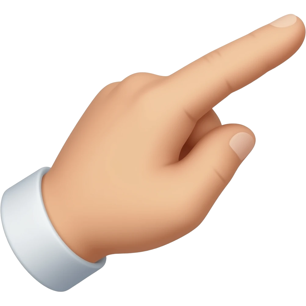 index pointing emoji