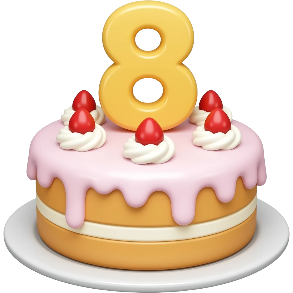 Cake 8 emoji