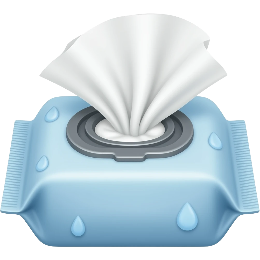 wet wipe emoji
