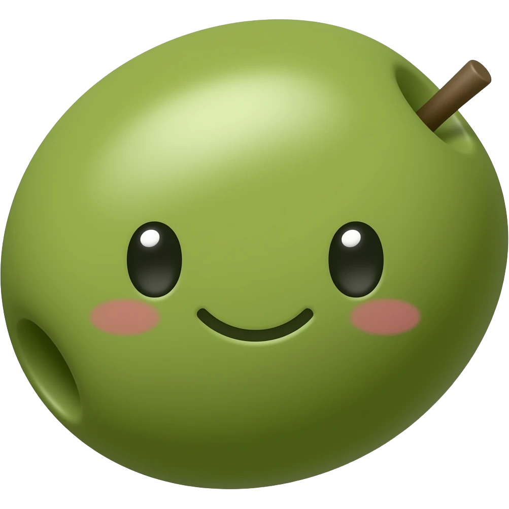 Kawaii 🫒 emoji