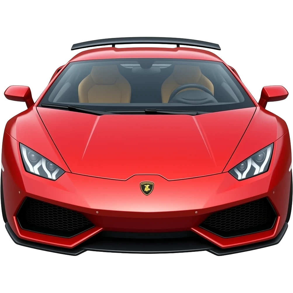 un lamborgini de color rojo emoji | AI Emoji Generator