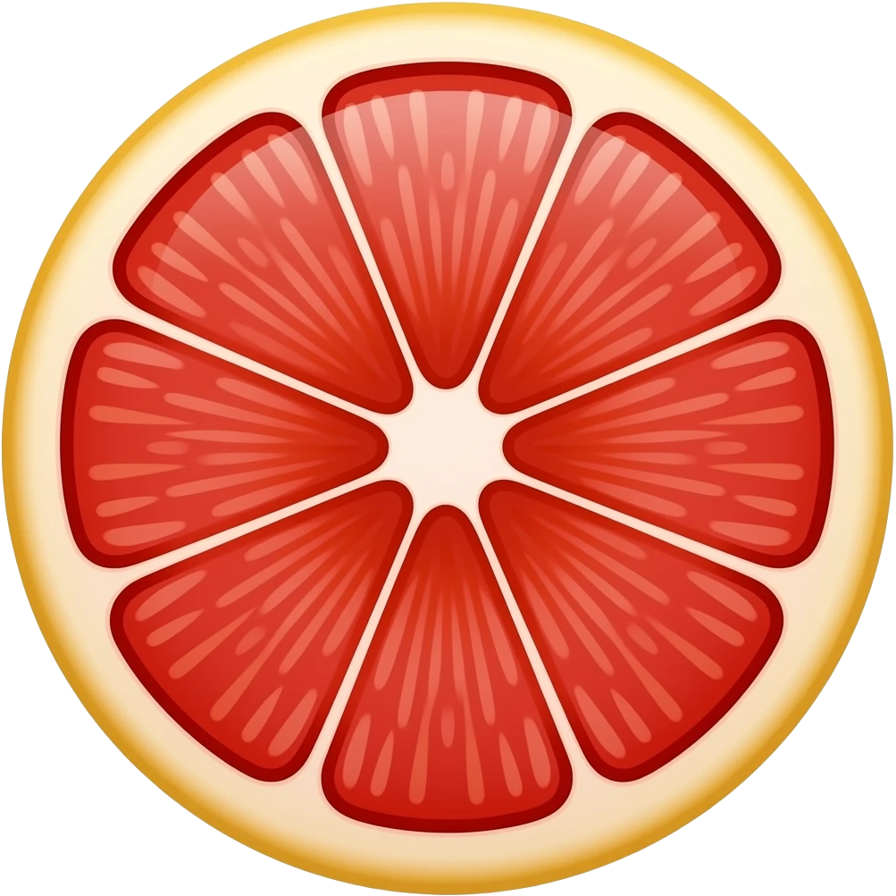 Red Grapefruit emoji