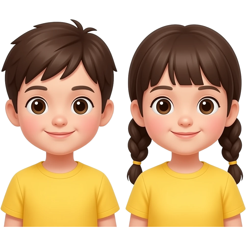 kids in yellow emoji