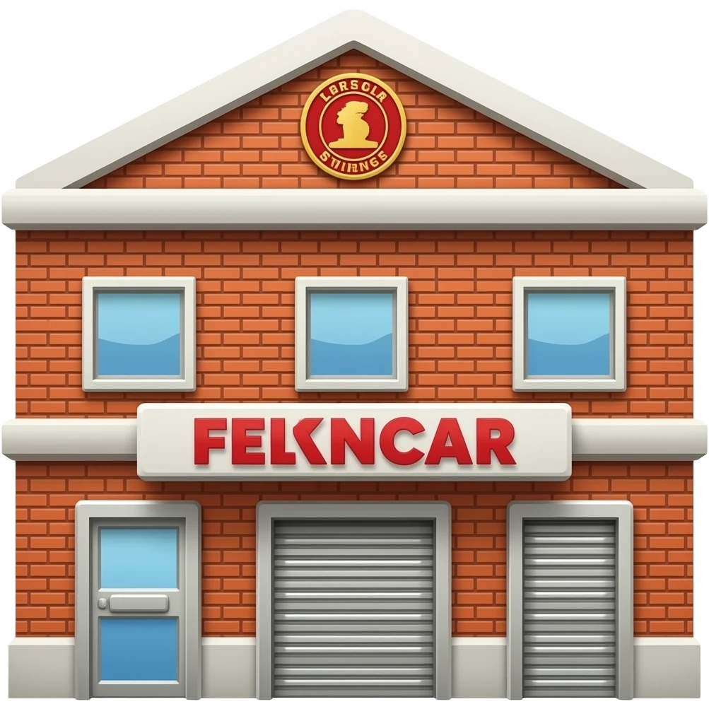 Fire department building  emoji no background emoji