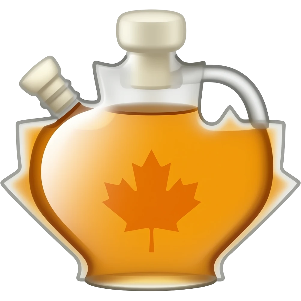 Canada maple syrup emoji