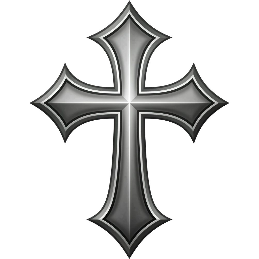 Croix gothique emoji