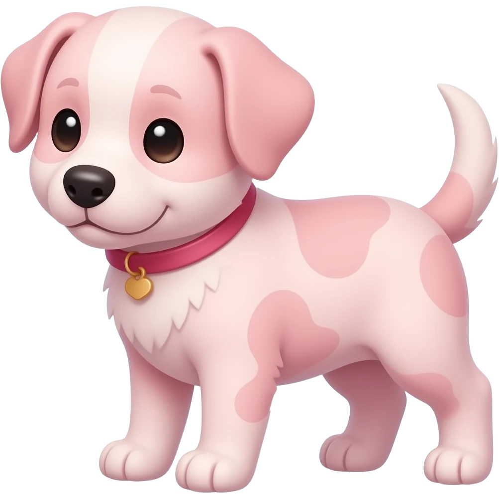 Cute pink emoji