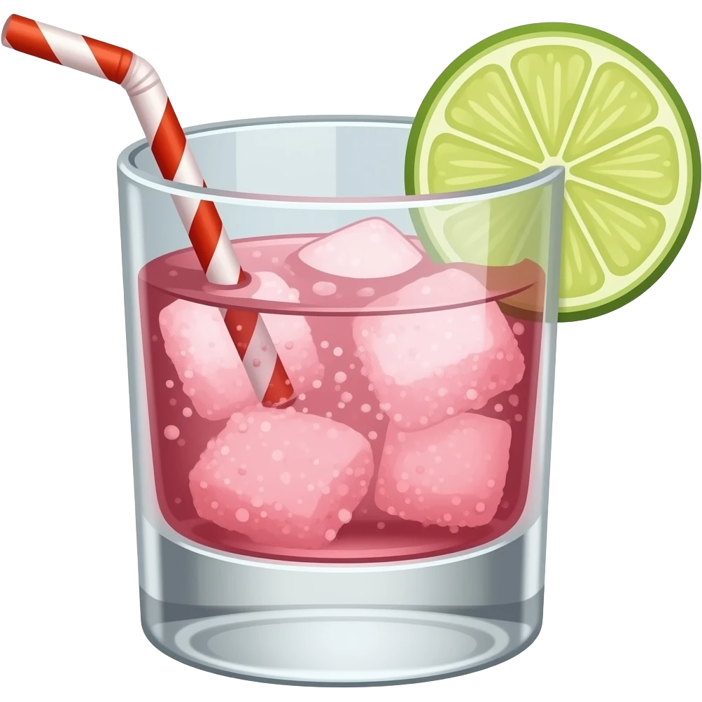 pink gin and tonic emoji