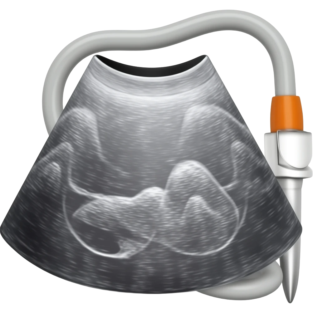 Ultrasound curvilinear probe emoji