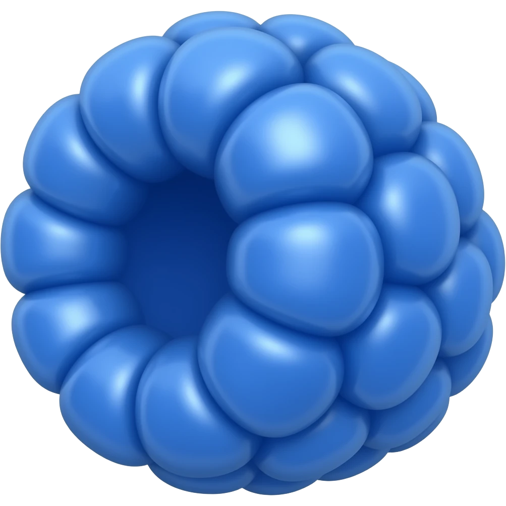 blue raspberry emoji