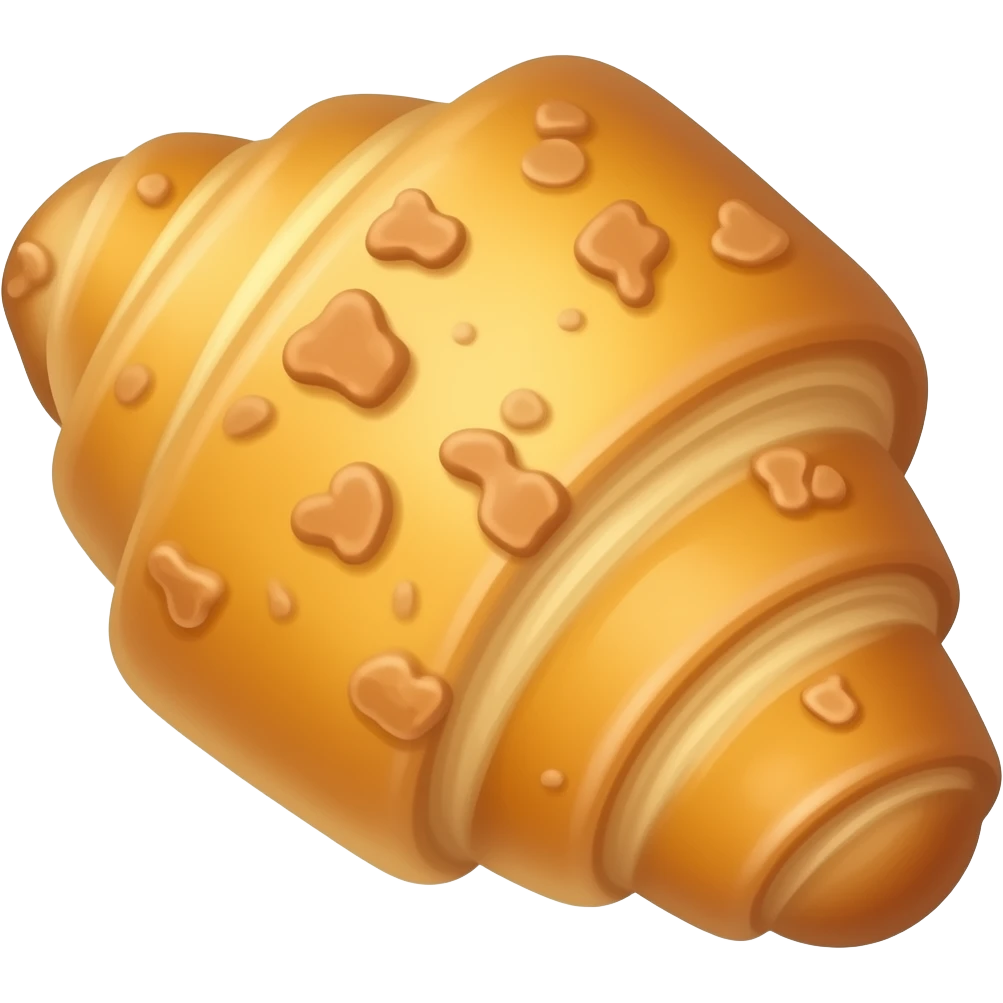 Puff pastry with cherry filling emoji