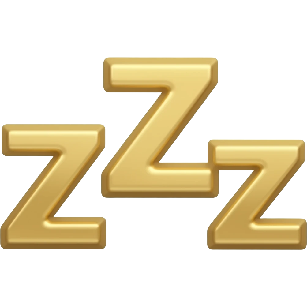 Letters zZz emoji