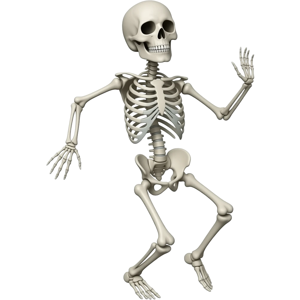 dancing skeleton emoji