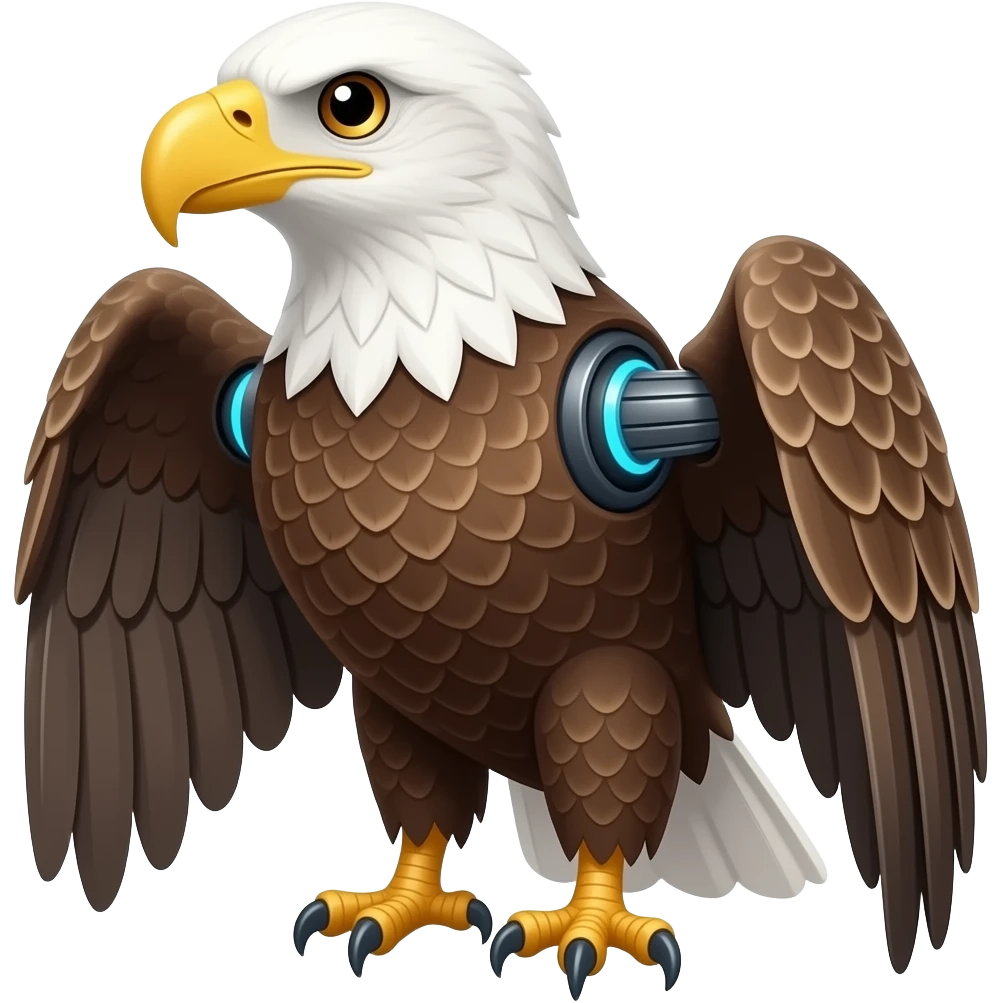 robot eagle emoji