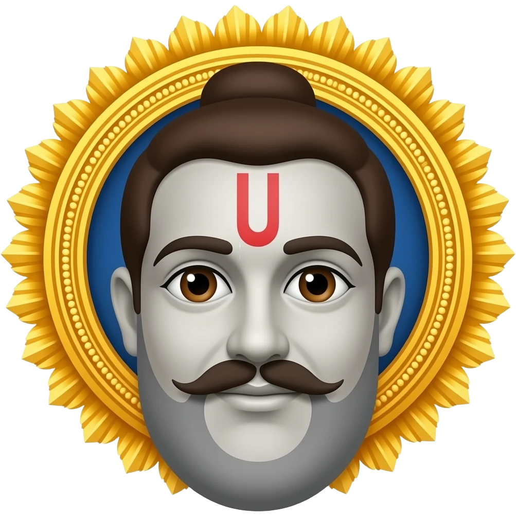 Venkateswara Swamy namam not face emoji