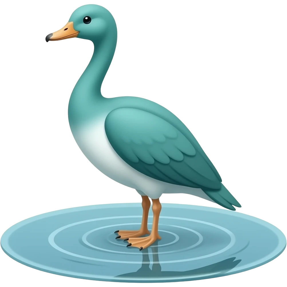 peaceful teal emoji