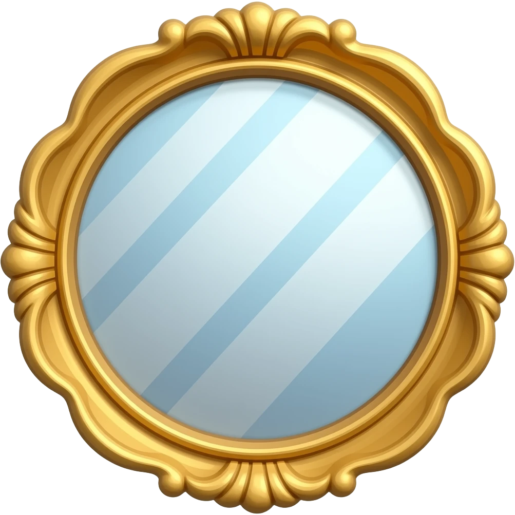 Vintage mirror emoji