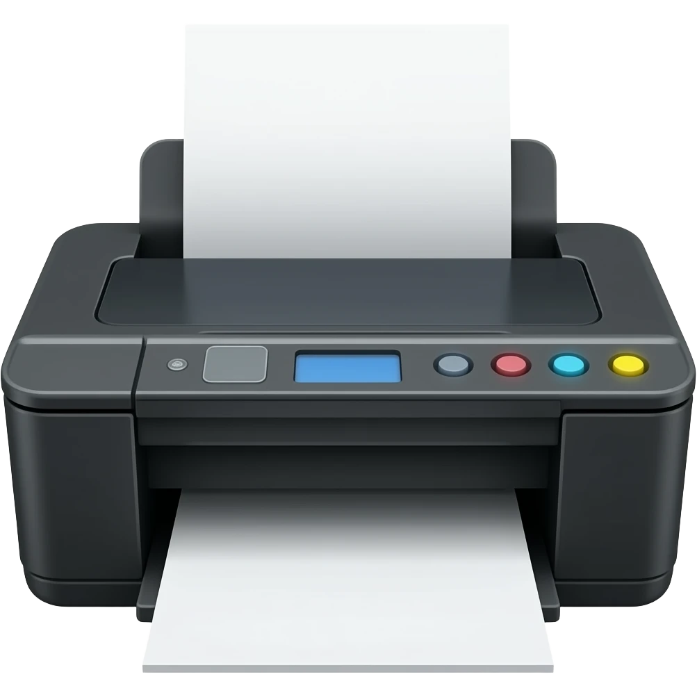 black printer emoji