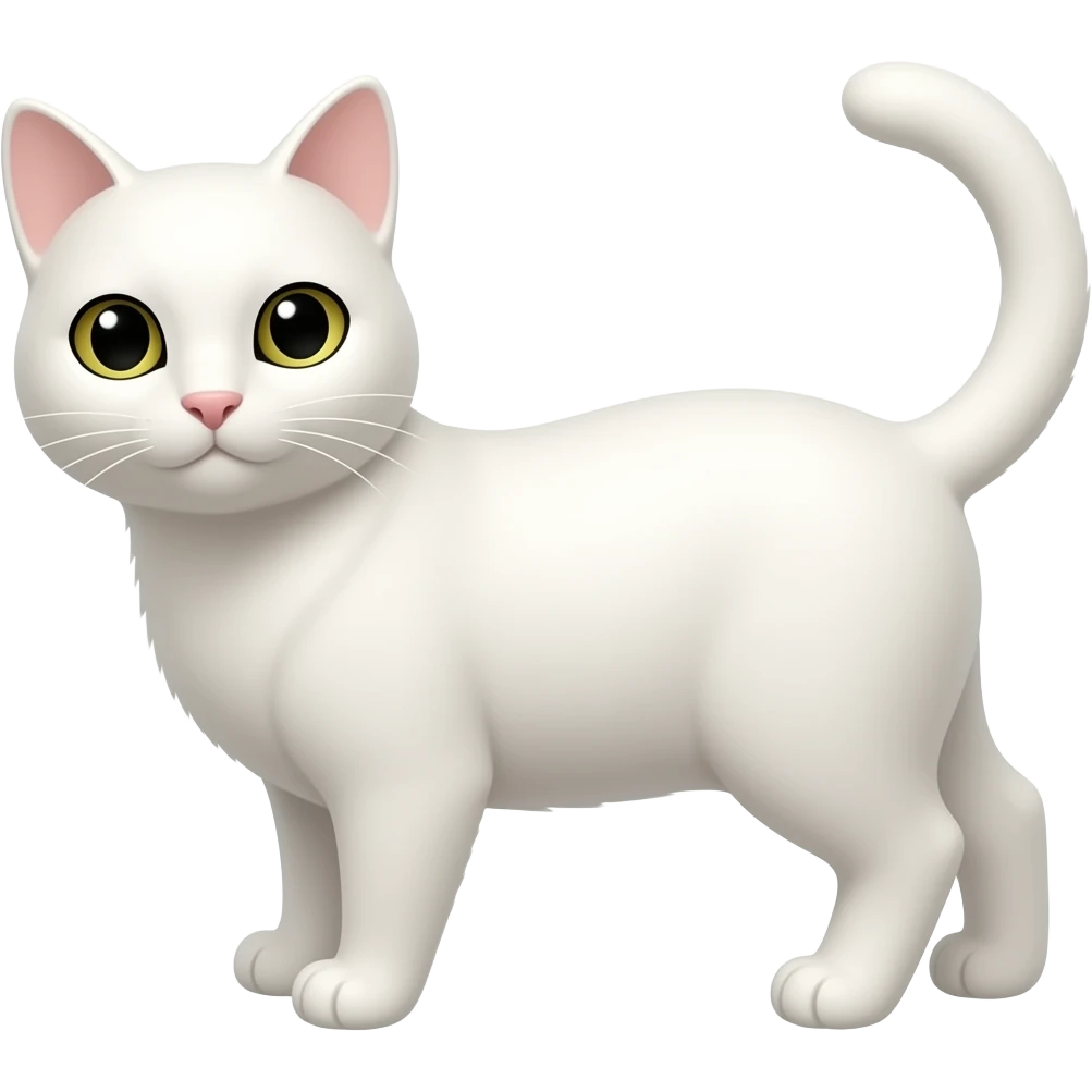 White cat emoji