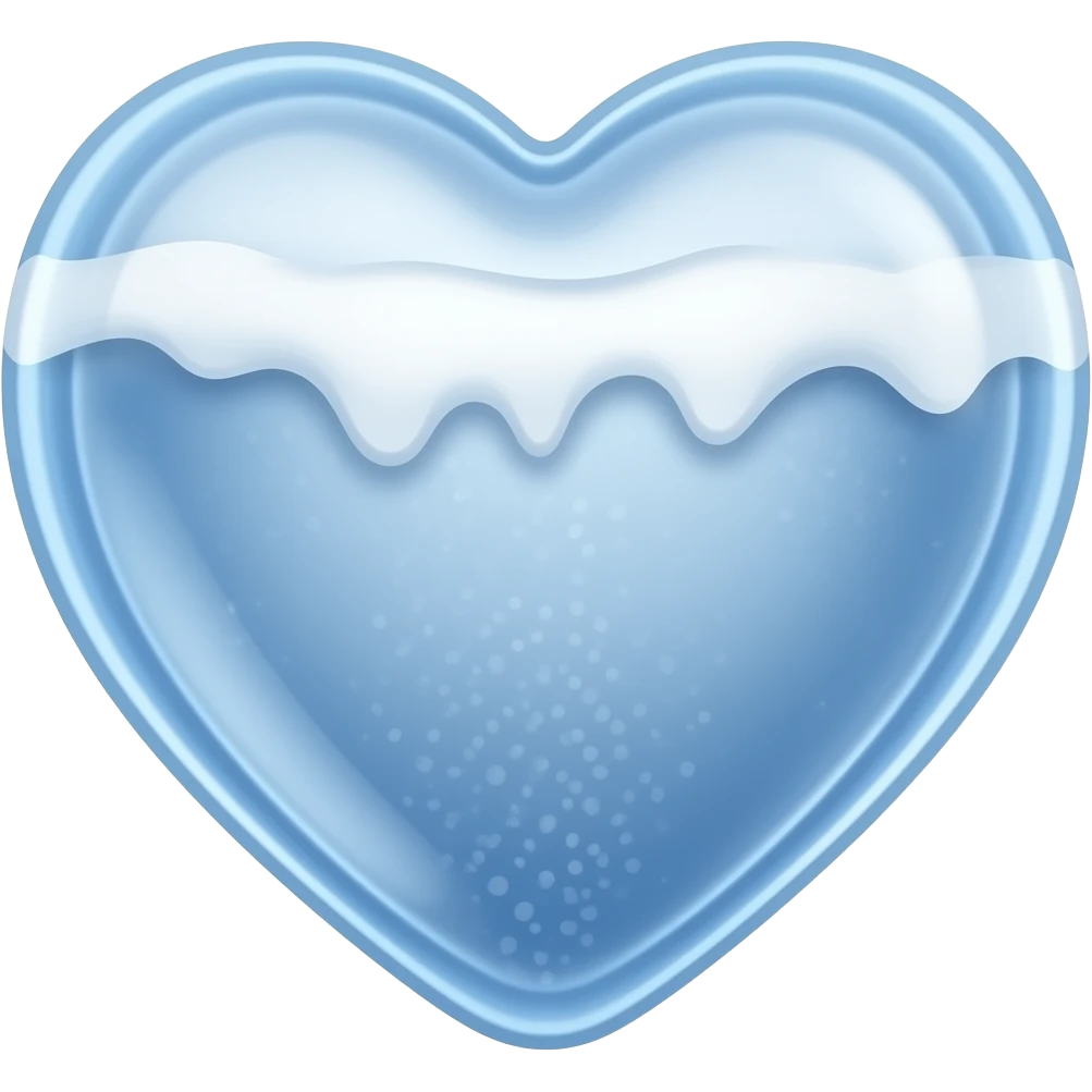 frozen heart emoji