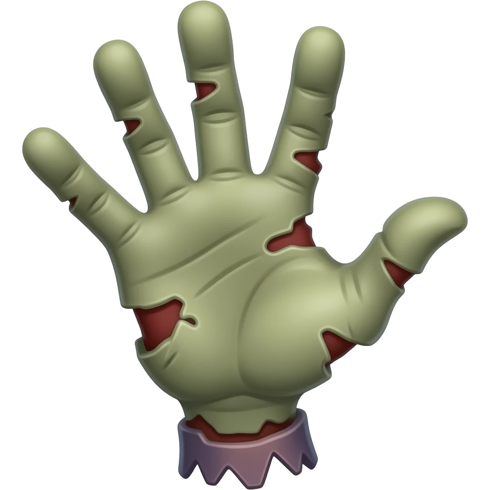 Zombie Hand emoji