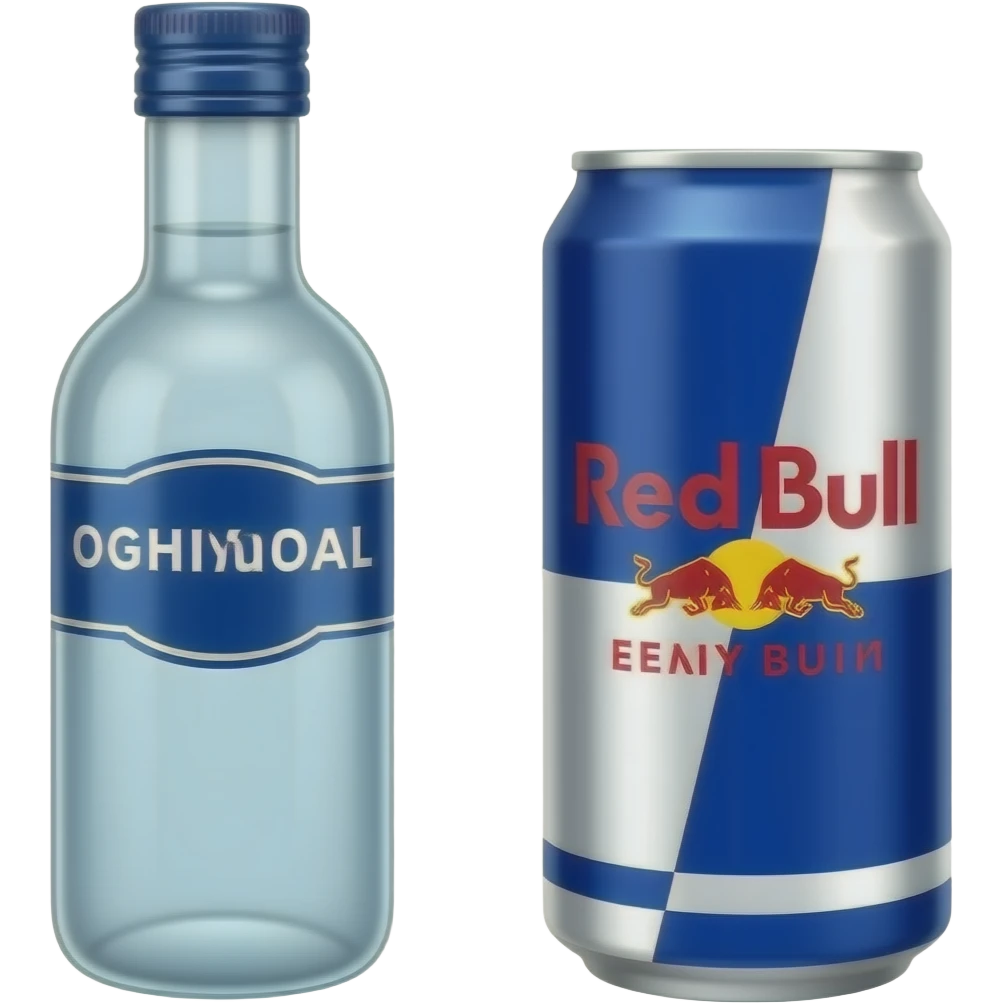 Fais un flash vodka redbull emoji