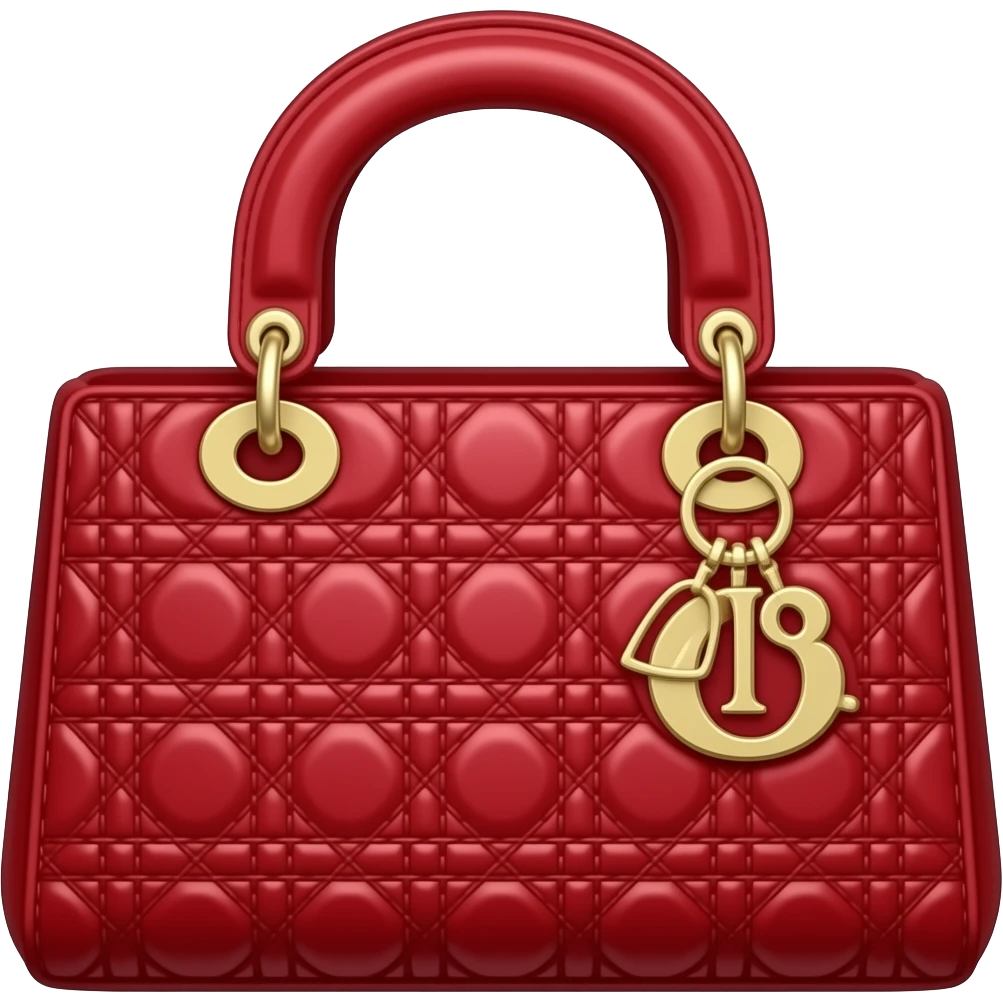 red dior bag emoji