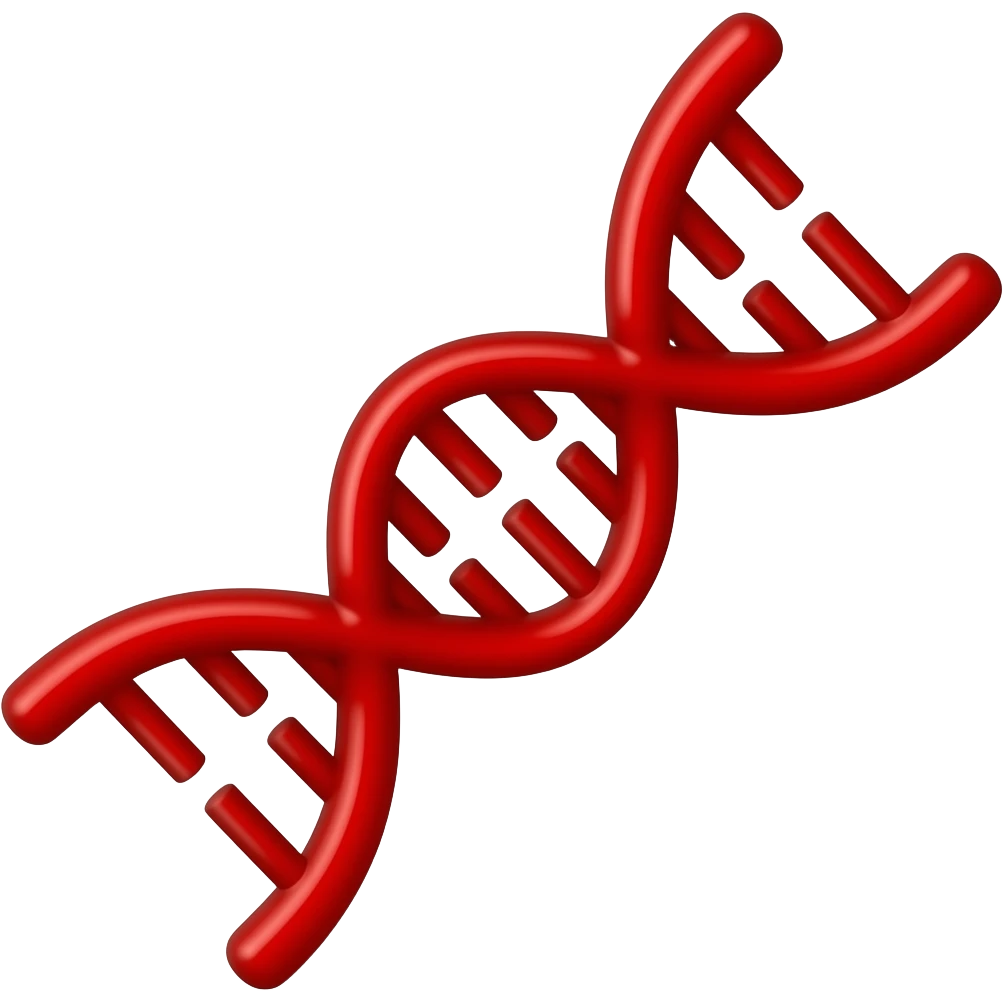 dna red emoji