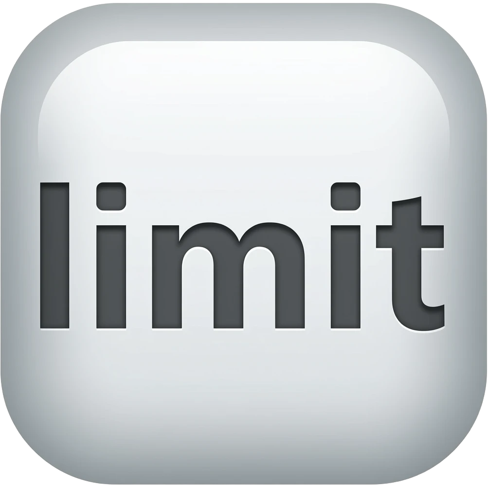 The limits icon emoji